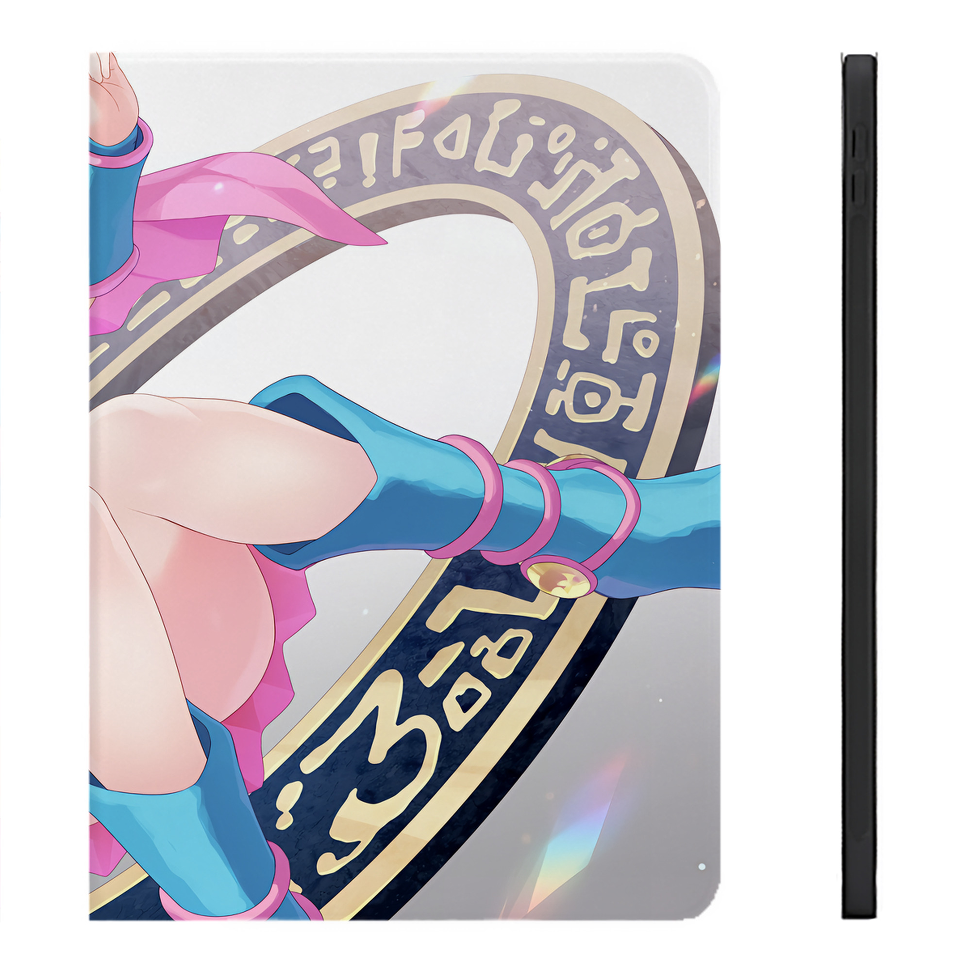 （画像用） 遊☆戯☆王 Yu-Gi-Oh! IPadケース ペンホルダー付き ブックスタイルデザイン